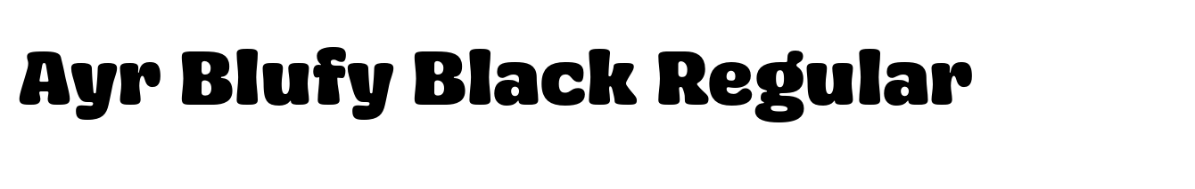 Ayr Blufy Black Regular